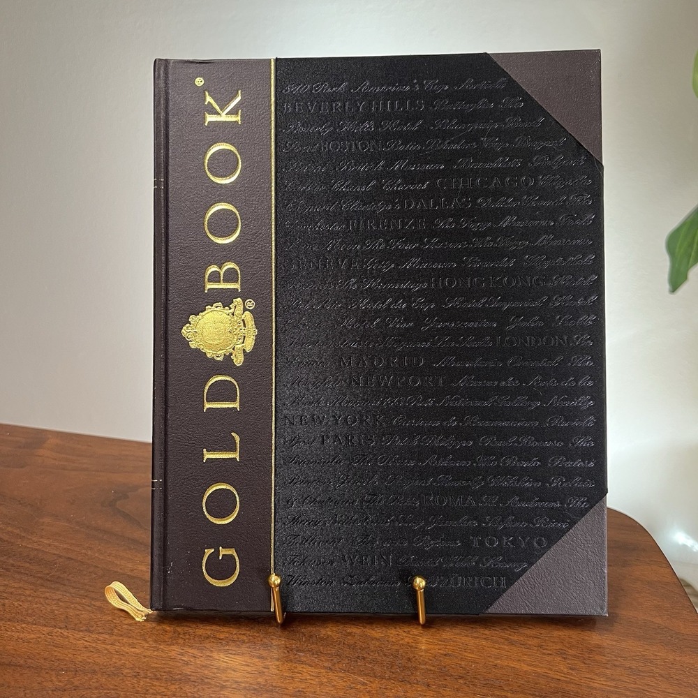 Goldbook 20th Annual Edition International Luxury Travel Lifestyle '98 Slesinger